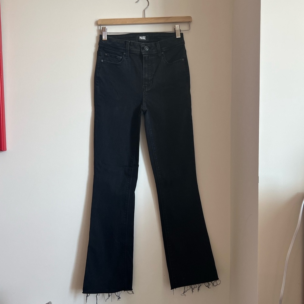 Paige The Claudine High-Rise Crop Flare Jeans